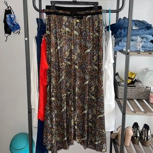 One Size wide leg polyester pants